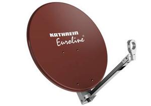 Kathrein KEA 750 Satellietschotel 75 cm Reflectormateriaal: Aluminium Rood, Bruin