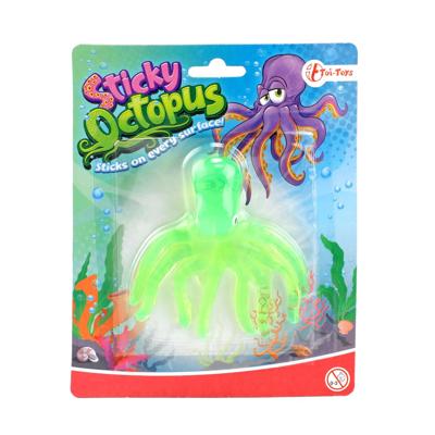 Toi-Toys Raamkruiper sticky octopus 4 assorti