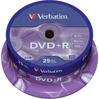 Verbatim 43500 DVD+R disc 4.7 GB 25 stuk(s) Spindel - thumbnail