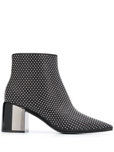 Casadei bottines à détails de clous - Noir