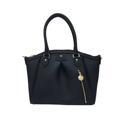 Gunas New York Madison PE Black Vegan Schoudertas Handtas Zwart