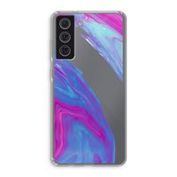 Zweverige regenboog: Samsung Galaxy S21 FE Transparant Hoesje