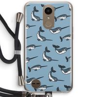 Narwhal: LG K10 (2017) Transparant Hoesje met koord
