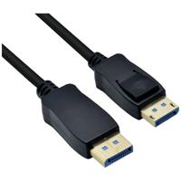 ROLINE DisplayPort-kabel, v2.0, DP M - M, zwart, 1 m - thumbnail