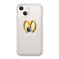 I'm lovin' you: iPhone 13 Transparant Hoesje