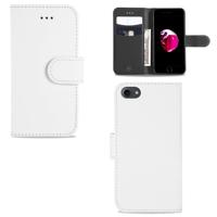 Bookcase iPhone 7 | 8 | SE (2020) | SE (2022) Hoesje Wit met Pasjeshouder