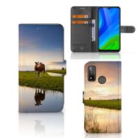 Huawei P Smart 2020 | Telefoonhoesje | Met pasjeshouder | Koe