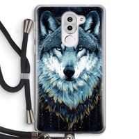 Darkness Wolf: Honor 6X Transparant Hoesje met koord