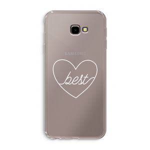 Best heart pastel: Samsung Galaxy J4 Plus Transparant Hoesje