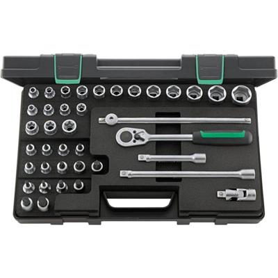 Stahlwille 876TX KN 98811909 Dopsleutelset 8 mm, 10 mm, 13 mm, 16 mm, 17 mm, 18 mm, 19 mm, 20 mm, 21 mm, 22 mm 1/2 (12.5 mm)