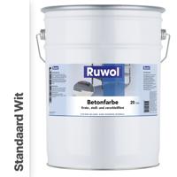 Ruwol Betonverf Standaard Wit 20 liter