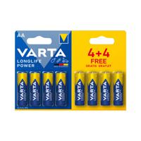 Varta longlife power AA 4 + 4 (20 stuks) - thumbnail