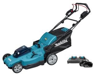 Makita DLM539PT2 | LXT 2x18 V accu Grasmaaier | 53 cm | 5,0 Ah accu (2 st) | duo snellader | in doos - DLM539PT2