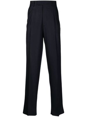 Zegna pantalon de costume à plis - Bleu