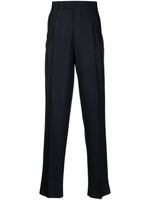 Zegna pleat-detail tailored trousers - Bleu - thumbnail