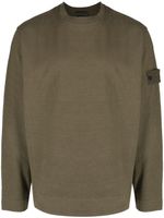 Stone Island pull à patch Compass - Marron