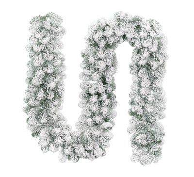 Kerstslinger Flocked Colorado Garland 270 x 25 kerstboom - Holiday tree