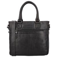 Hide & Stitches Handtas / Schoudertas Porto Zwart