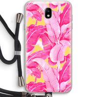 Pink Banana: Samsung Galaxy J7 (2017) Transparant Hoesje met koord