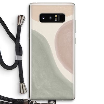 Geo #6: Samsung Galaxy Note 8 Transparant Hoesje met koord