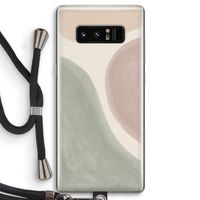 Geo #6: Samsung Galaxy Note 8 Transparant Hoesje met koord