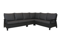 Qopps Darwin lounge hoekbank antraciet