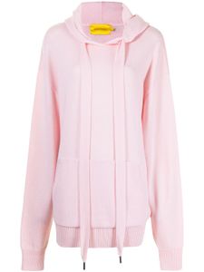 Marques'Almeida hoodie à lien de resserrage - Rose