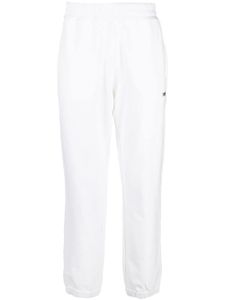 Zegna pantalon de jogging en coton à logo imprimé - Blanc