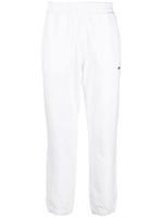 Zegna logo-print cotton track pants - Blanc