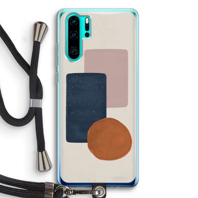 Geo #3: Huawei P30 Pro Transparant Hoesje met koord