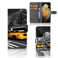 Samsung Galaxy S21 Ultra | Flip Cover | New York Taxi