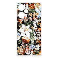 TPU Case voor Xiaomi Poco F5 Dark Flowers - thumbnail