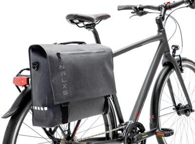 Newlooxs New looxs varo messenger schoudertas - grijs - waterdicht - 15l