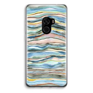 Watercolor Agate: Xiaomi Mi Mix 2 Transparant Hoesje