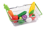 Small Wood - My Shopping Basket - Vegetable Set (L40185) - thumbnail