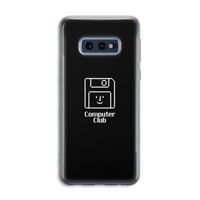 Hello: Samsung Galaxy S10e Transparant Hoesje