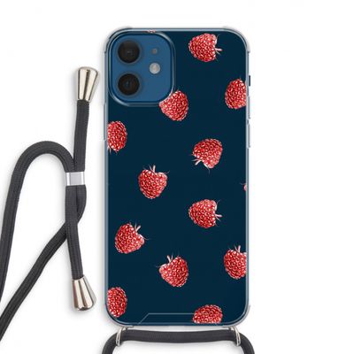 Framboosjes: iPhone 12 Transparant Hoesje met koord