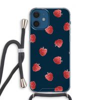 Framboosjes: iPhone 12 Transparant Hoesje met koord