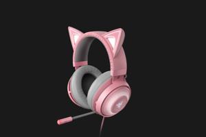 Razer Kraken Kitty Headset Bedraad Hoofdband Gamen Grijs, Roze