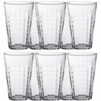 Duralex Longdrinkglazen Prisme - 24x stuks - glas - 330 ml - transparant - Koffie/thee glazen