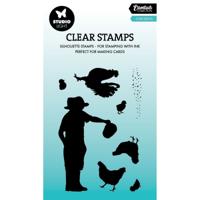 Studio Light • essentials clear stamp chickens