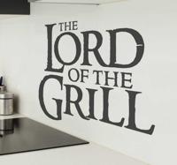 Muursticker The Lord of the Grill - thumbnail
