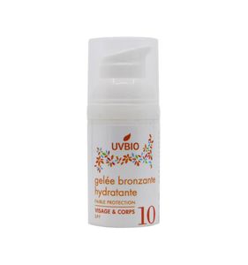 Moisturizing tanning gel bio SPF10