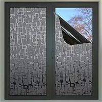 geometrisch behang zwart schil en plak muursticker zelfklevend pvc voor interieur woonkamer 44.5x200cm/18'' x 80'' miniinthebox