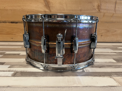 Ludwig LB508KR 14x08 Raw Hammered Bronze Snare