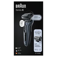 Braun Series 6 61-N1000s Scheerapparaat met scheerblad Zwart, Grijs - thumbnail