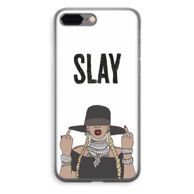 Slay All Day: iPhone 8 Plus Transparant Hoesje