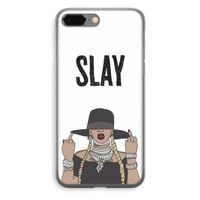 Slay All Day: iPhone 8 Plus Transparant Hoesje