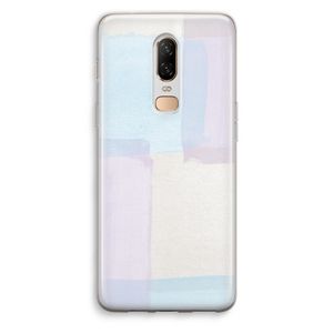 Square pastel: OnePlus 6 Transparant Hoesje