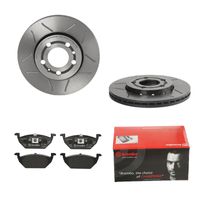 Remmenset, remschijf BREMBO, Remschijftype: Binnen geventileerd, Inbouwplaats: Vooras, u.a. für Seat, Audi, Skoda, VW